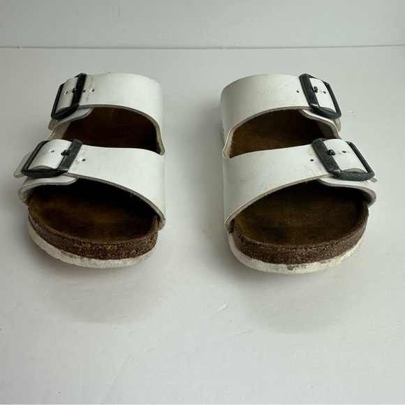 Birkenstock Arizona Sandals Children's size 11 Shoes Adjustable Buckle White - Picture 6 of 10
